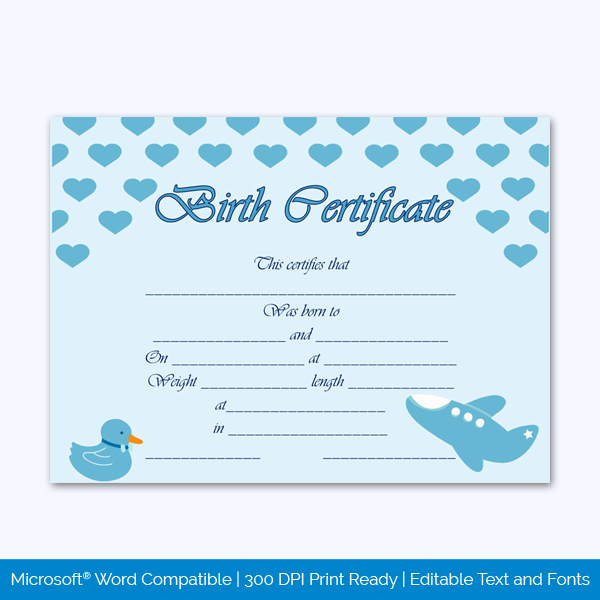 Birth-Certificate-Template-(Ducklin,-#4334)-Preview
