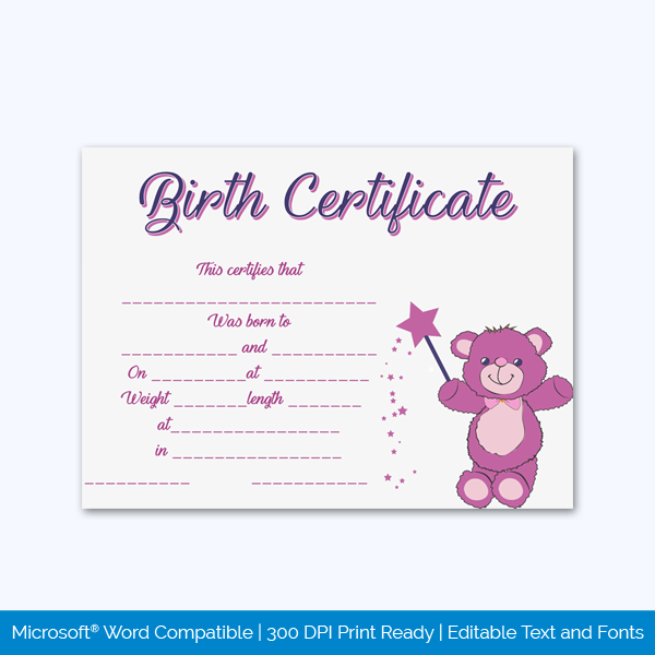Birth-Certificate-Template-(Magic-Bear)-pr