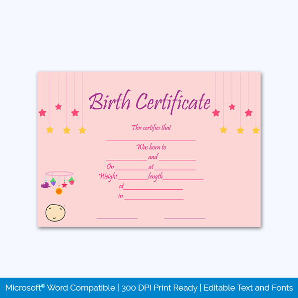 Birth-Certificate-Template-(Sleepy-Baby)-PR