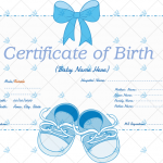Blue-Shoes-Themed-Birth-Certificate