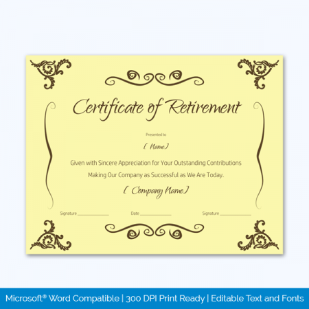 Funny Certificates For Work Colleagues