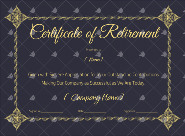 Certificate-of-Retirement-Template-(Royal-Blue)-(#926)
