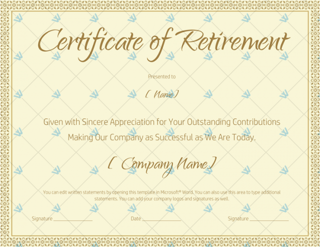 Retirement CCertificate-of-Retirement-Template-(Sample-in-Word)