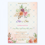 Sip And See Invitations Etsy