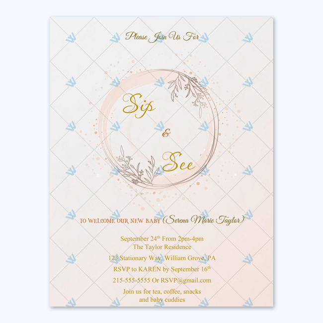 Sip And See Invitations Meaning