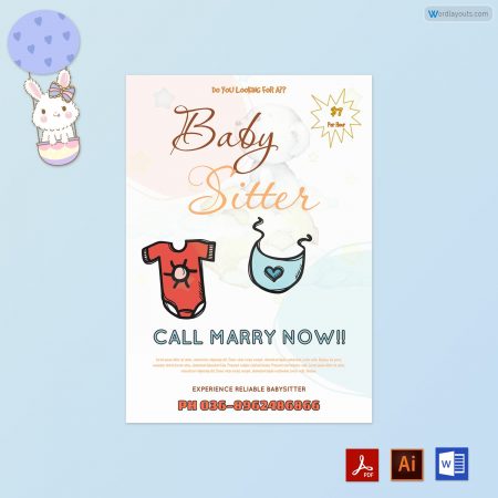 Baby-Sitter-Flyer-Blue-Themed-PR