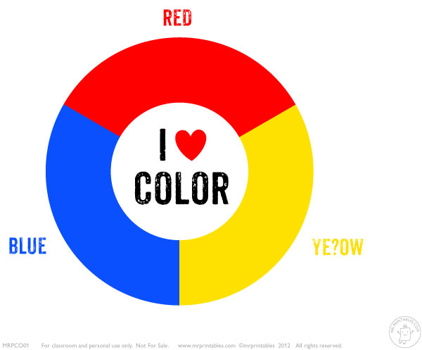 primary color wheel