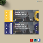 Gospel Fest Concert Ticket 01