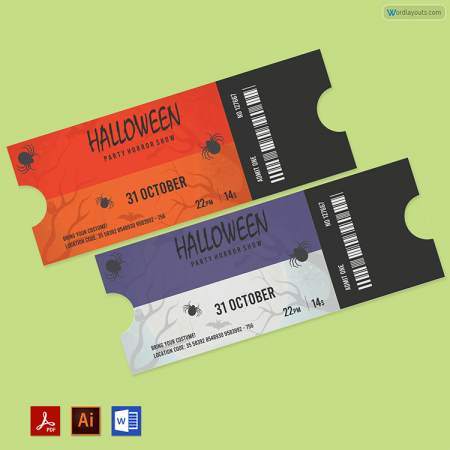 Halloween Ticket 01