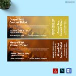 Gospel Fest Concert Ticket 02