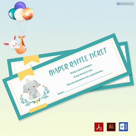 Diaper Raffle Ticket 04