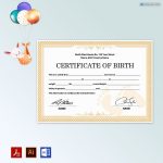 Birth Certificate (with Baby Feets)