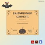 Halloween Award Certificate 03