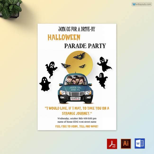 Halloween Party Invitation 01