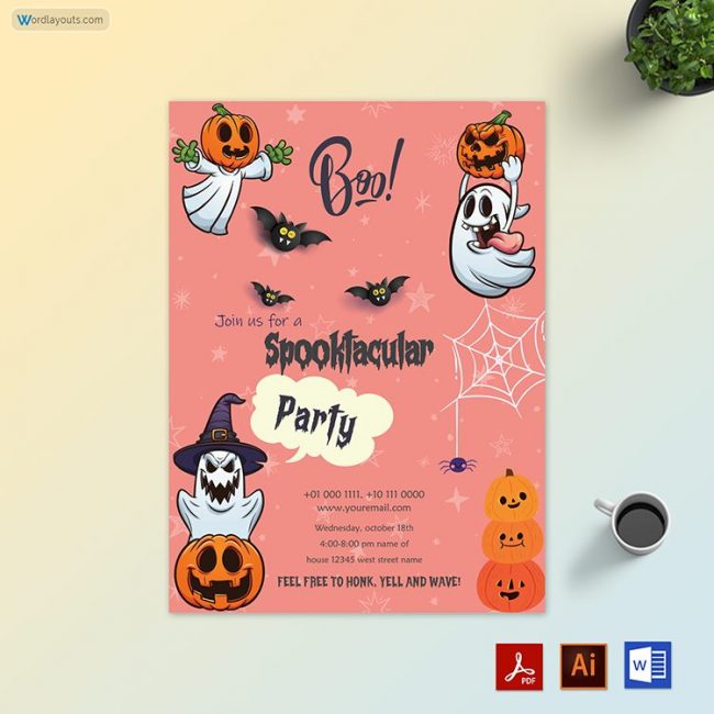 Halloween Party invitation 04