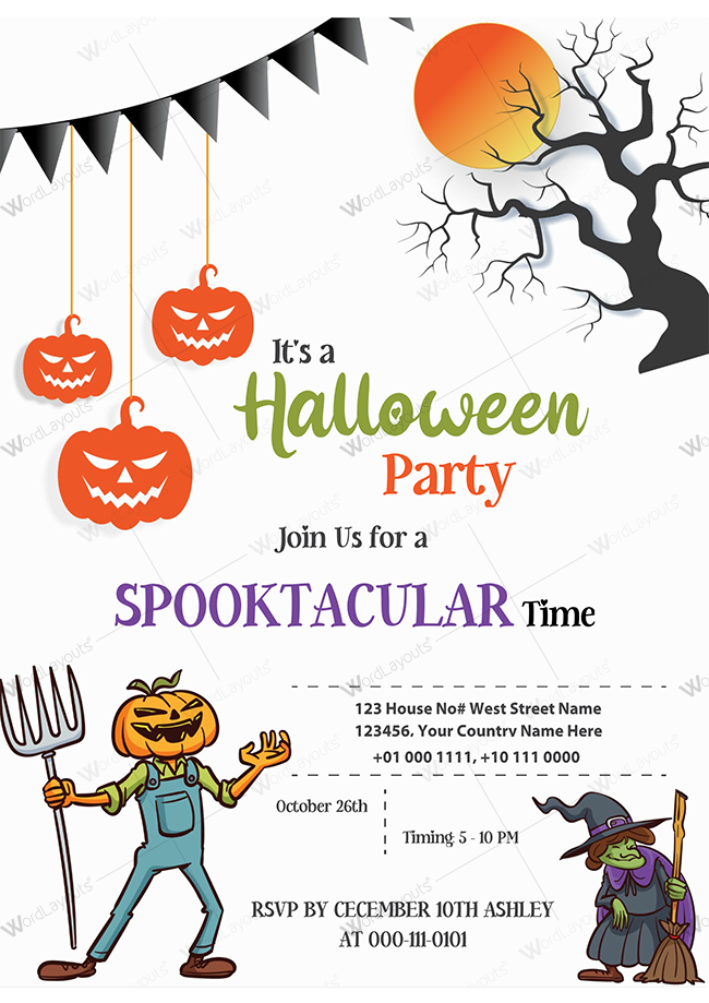 Halloween Party Invitation 03
