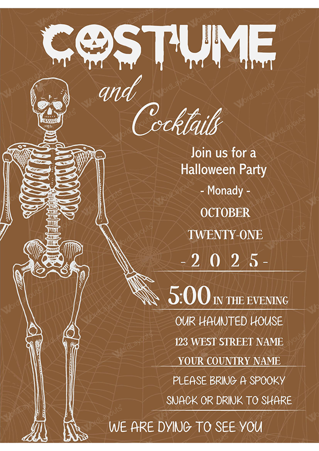 Halloween Party invitation 05