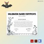 Halloween Award Certificate 14