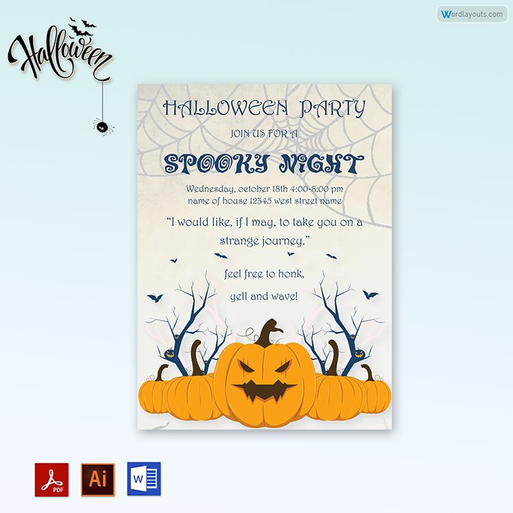 Halloween Party Invitation Free 