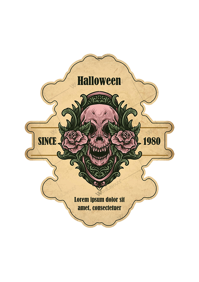 Halloween Bottles Labels 10