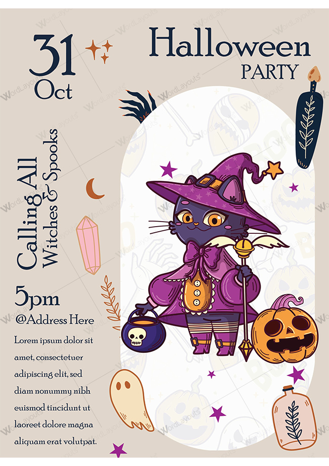 Halloween Party invitation 07