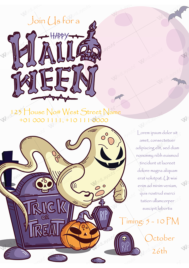 Halloween Party invitation 08
