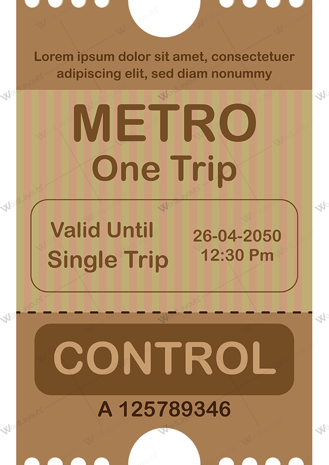 MetroBus Ticket 02