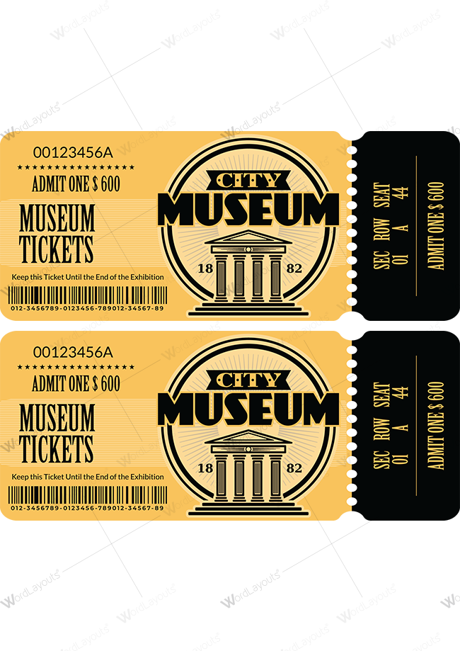 Museum Ticket 02