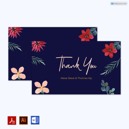 Thank You Card 08