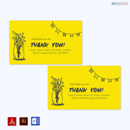 Thank You Card 07
