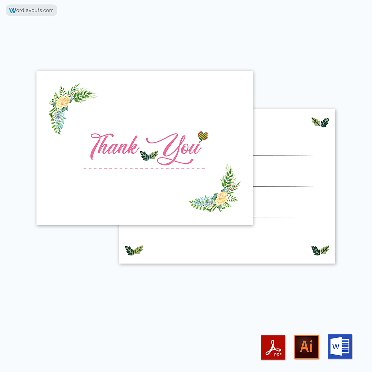 Bachelorette Party Thank You Note Template 09