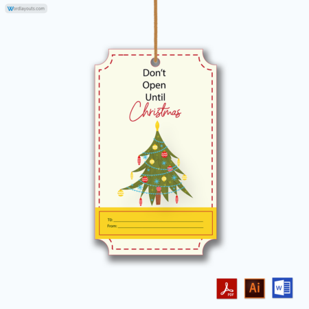 Gift Tag Template 01