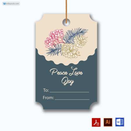 Gift Tag Template 05
