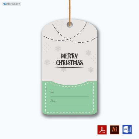 Gift Tag Template 08