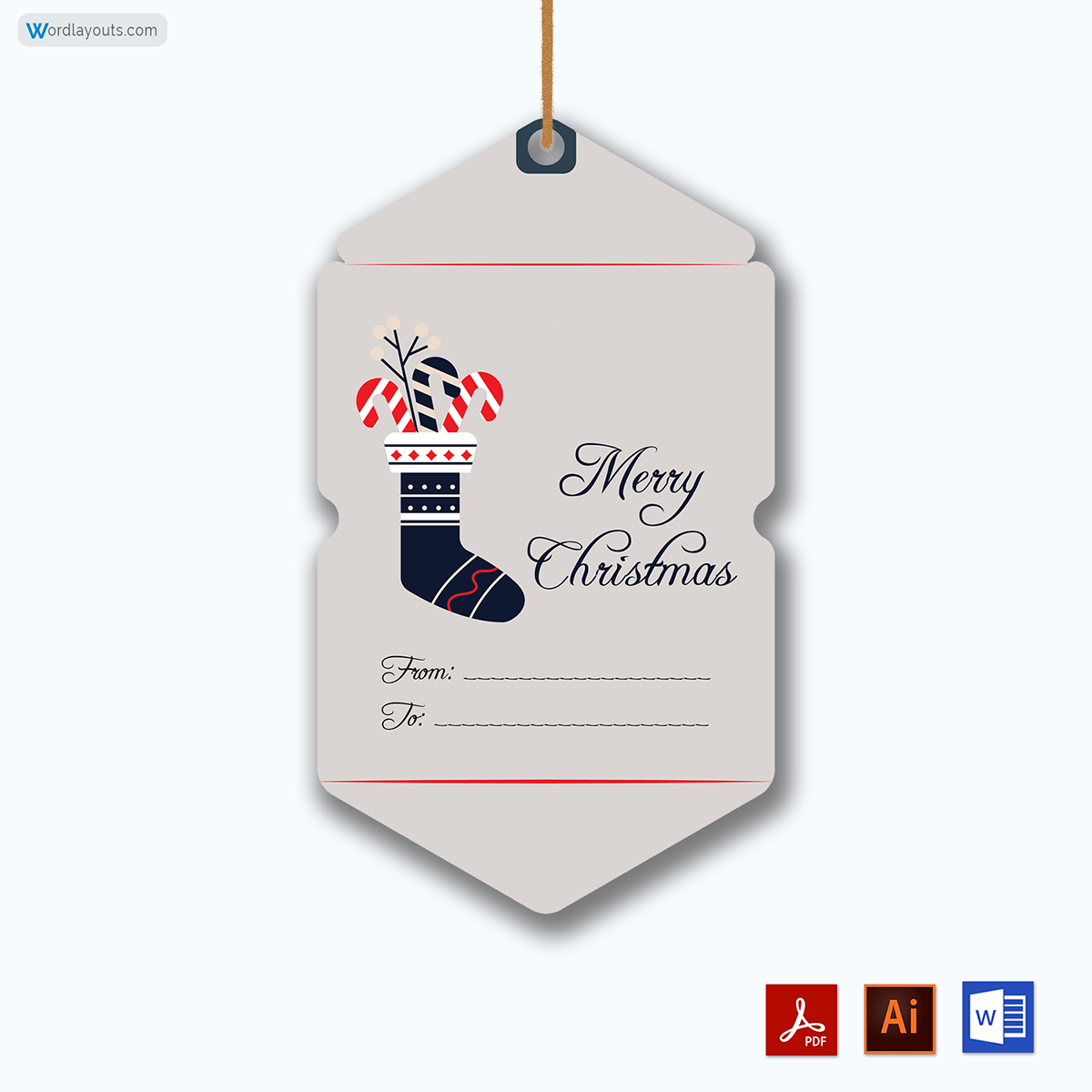 Gift Tag Template 10