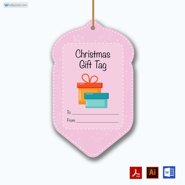 Gift Tag Template 11