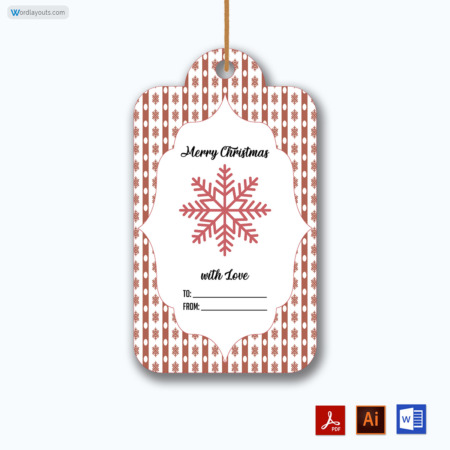 Gift Tag Template 13