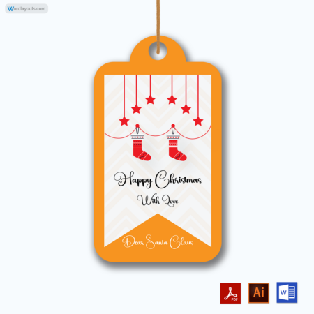 Gift Tag Template 16