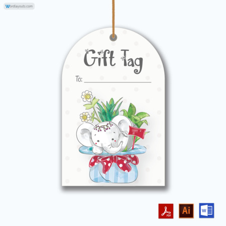 Gift Tag Template 17