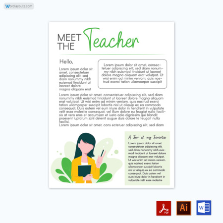 Meet The Teacher Template 02