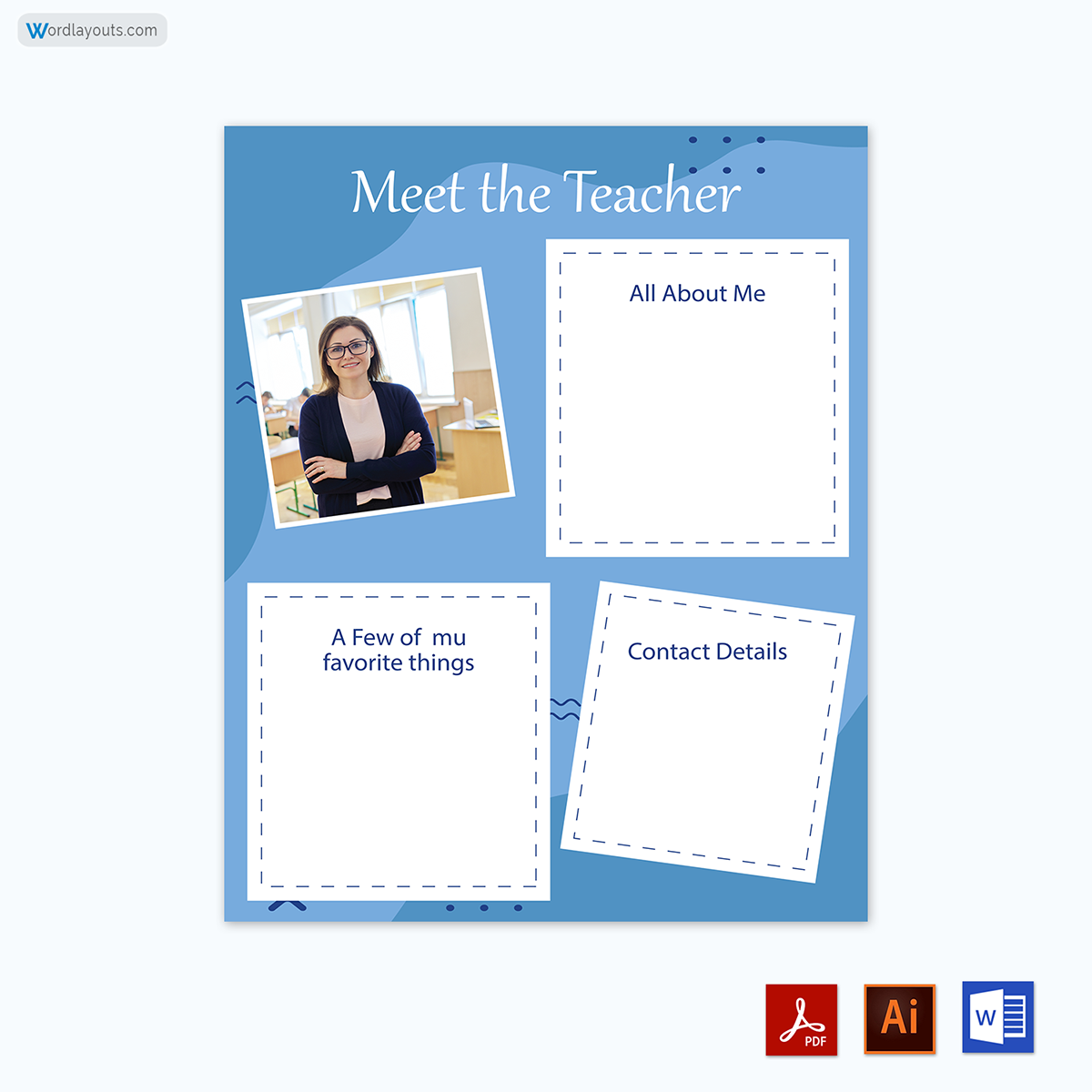 Meet The Teacher Template 09