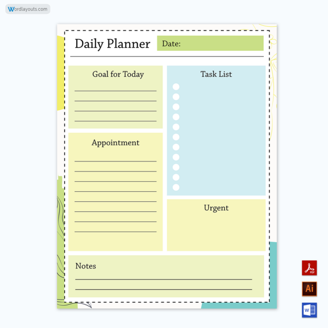 Daily Planner Template 03
