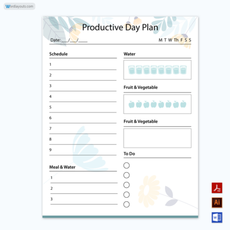 Daily Planner Template 11